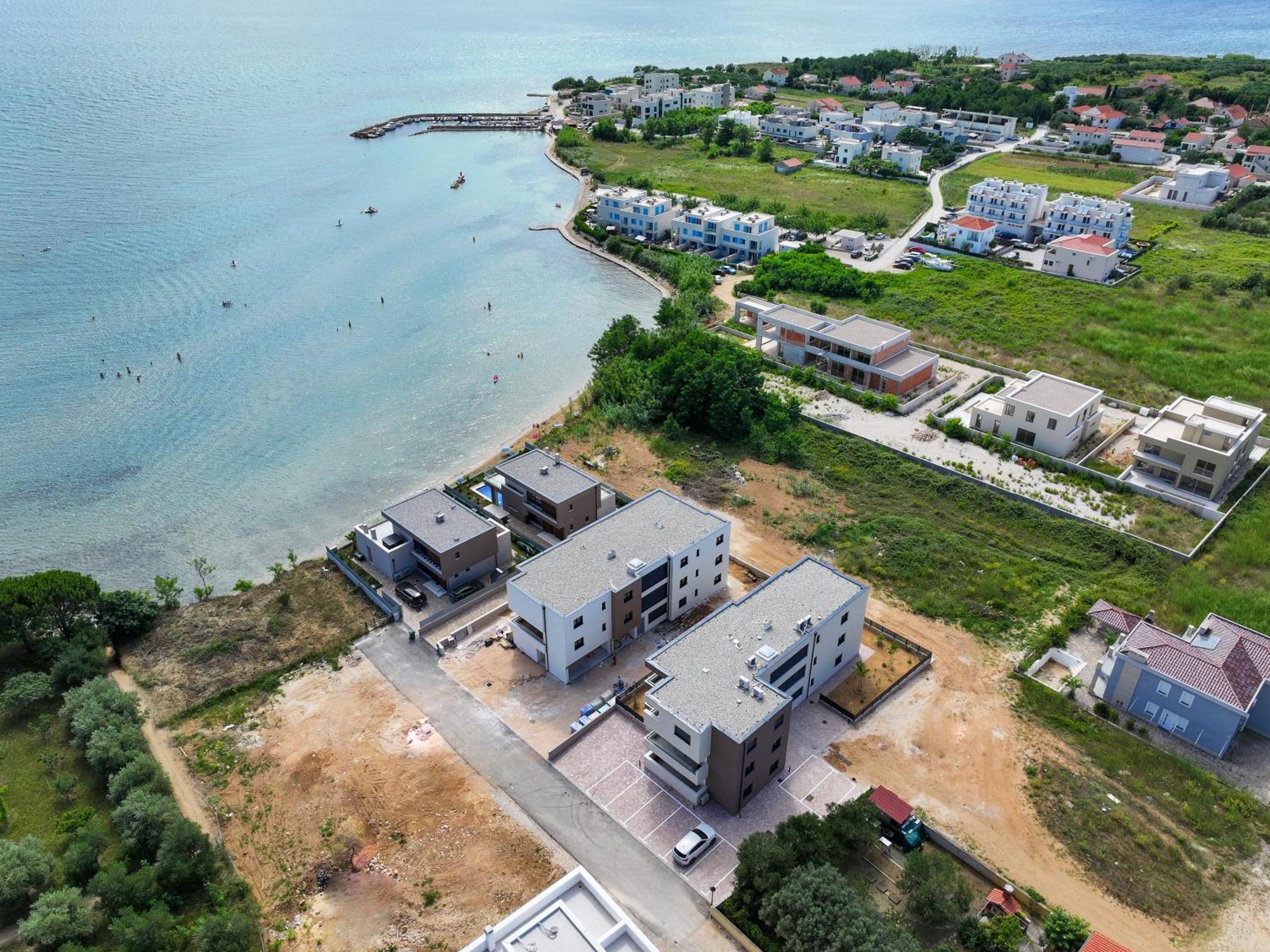 Deluxe Apartments Privlaka On The Sand Exterior foto