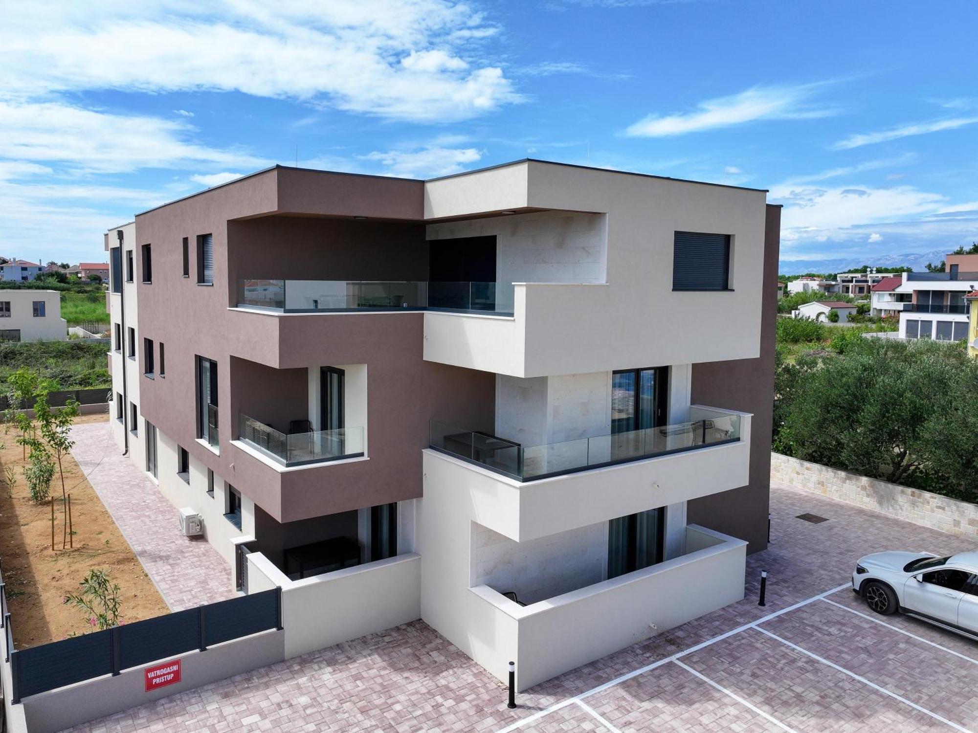 Deluxe Apartments Privlaka On The Sand Exterior foto